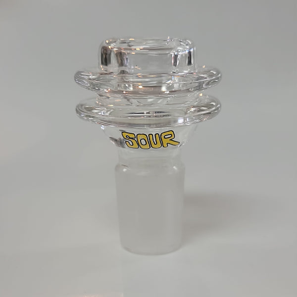 SOUR GLASS BOWL - CLEAR