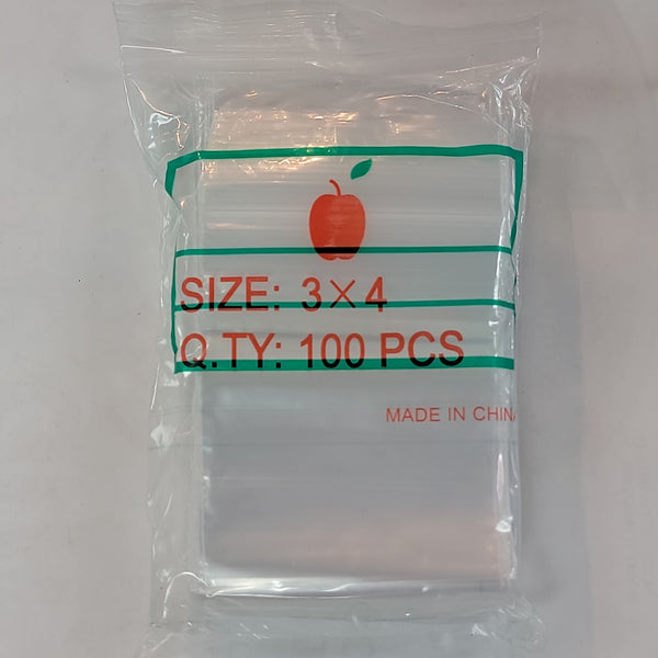 Clear Plastic Bags (100ct)
