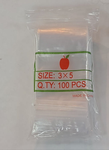Clear Plastic Bags (100ct)