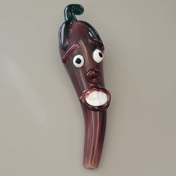 CHILI PEPPER W/FACE HAND PIPE