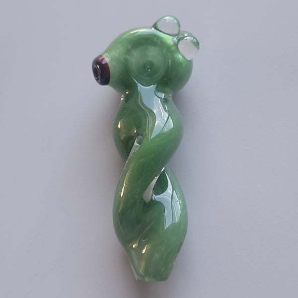 MATHEMATIX FRIT TWISTED DONUT HAND PIPE - GREEN