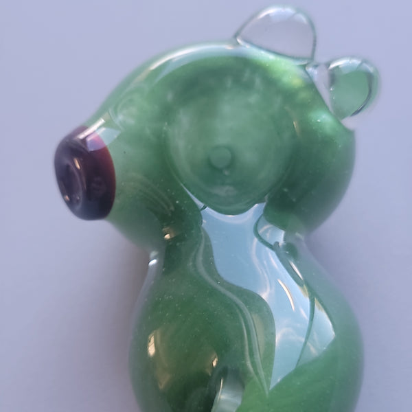 MATHEMATIX FRIT TWISTED DONUT HAND PIPE - GREEN