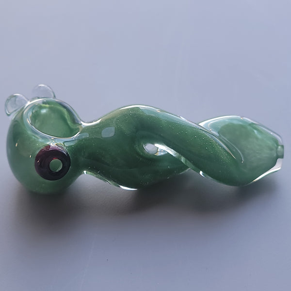 MATHEMATIX FRIT TWISTED DONUT HAND PIPE - GREEN