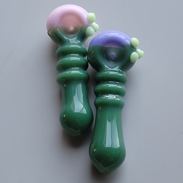 GREEN with SLIME HEAD HAND PIPE