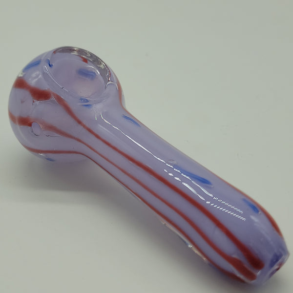 Slime Double Glass Hand Pipe