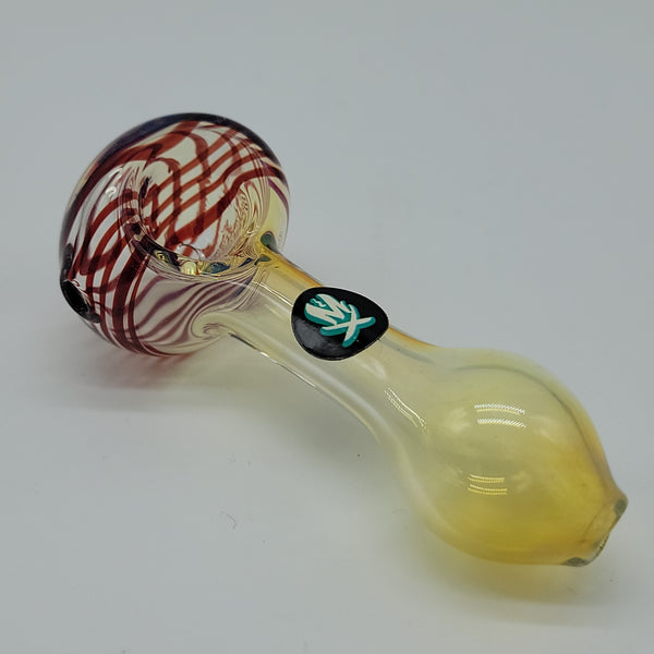 MATHEMATIX Fumed w Swirl Pocket Hand Pipe