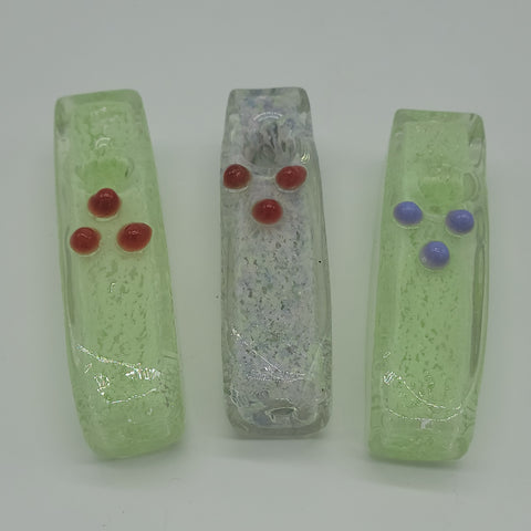 Cube w/ Frit Hand Pipe