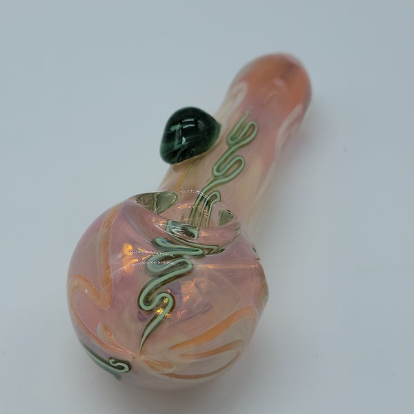 Thick Gold Fumed Hand Pipe
