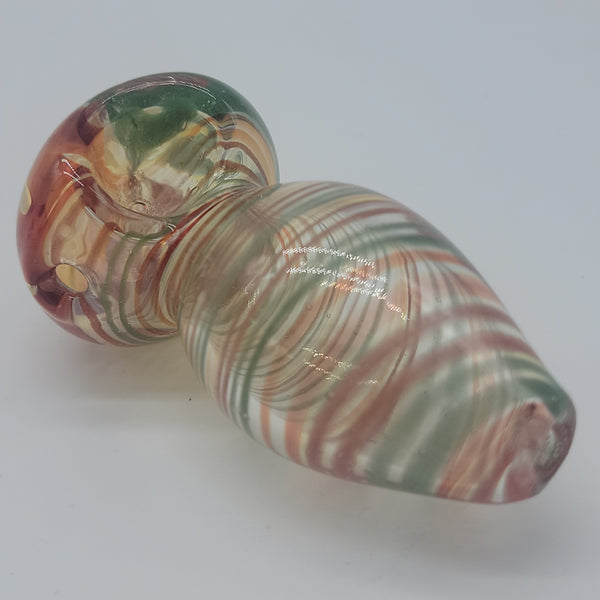 Fumed Swirl Egg Hand Pipe