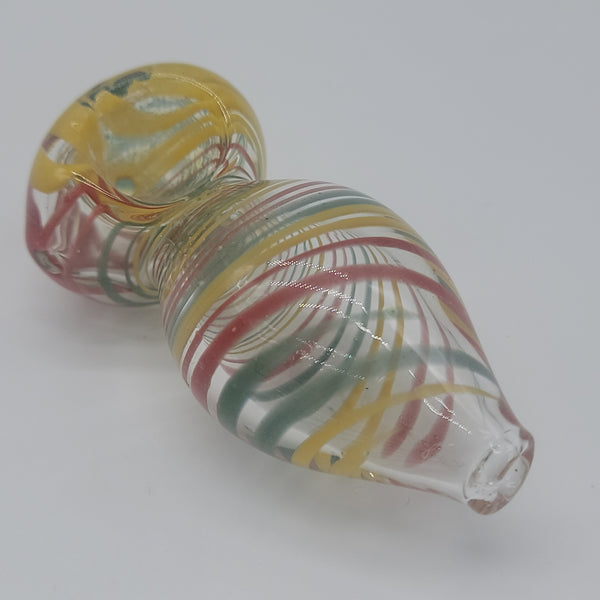 Fumed Swirl Egg Hand Pipe