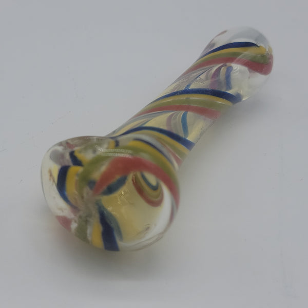 Red Yellow Blue Swirl Hand Pipe