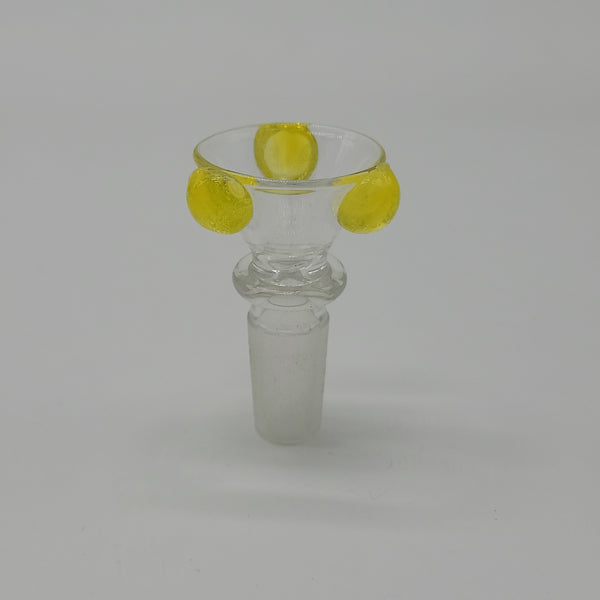 HVY GLASS 14mm 3 DOT BOWL