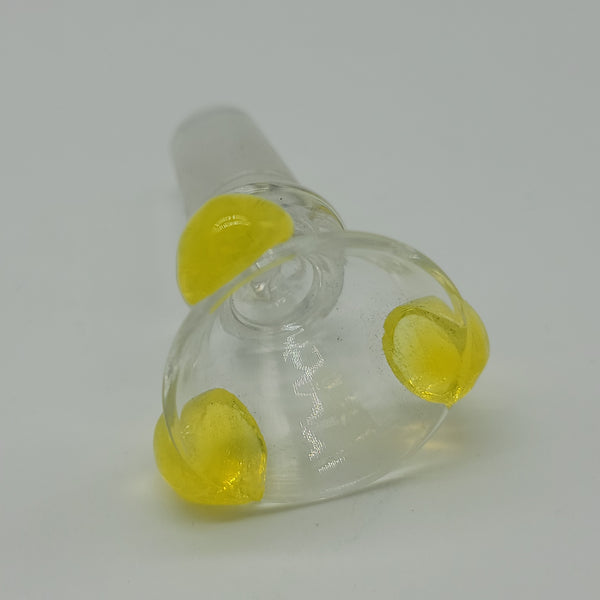 HVY GLASS 14mm 3 DOT BOWL