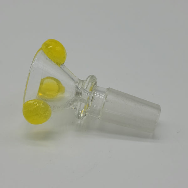 HVY GLASS 14mm 3 DOT BOWL