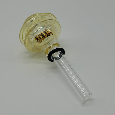 SOUR GLASS 9.5mm BOWL - FUMED