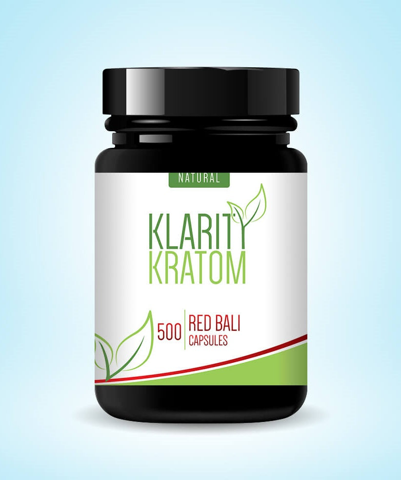 KLARITY KRATOM CAPSULES - RED BALI 500ct