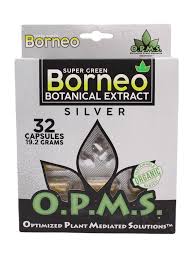 O.P.M.S. Super Green Borneo Kratom Extract Capsules