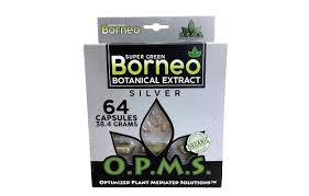O.P.M.S. Super Green Borneo Kratom Extract Capsules
