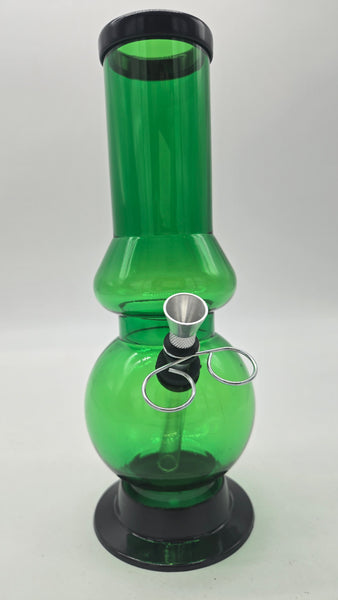 REPUBLIC ACRYLIC WATER PIPE - BUBBLE 10" x 2" w/ PULL BOWL