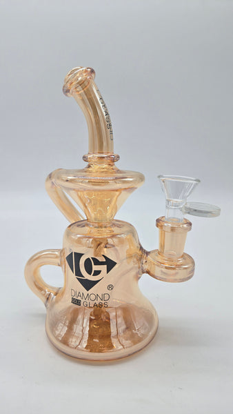 DIAMOND GLASS BOTTLES RECYCLER - GOLD