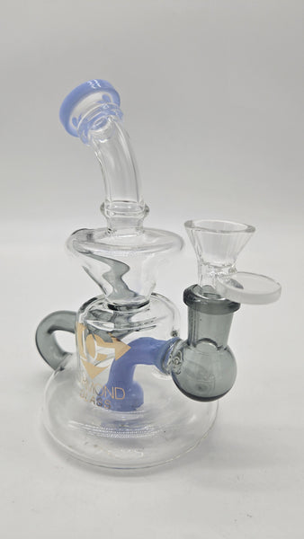 DIAMOND GLASS FITO RECYCLER - PERIWINKLE