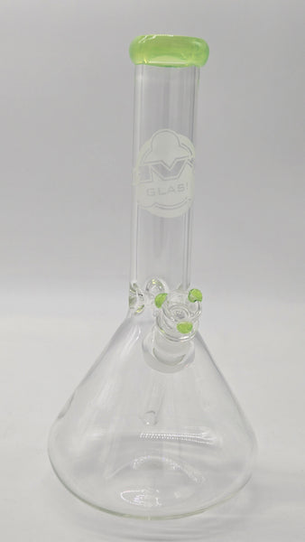 HVY GLASS 38mm COLOR LIP MINI BEAKER (SLIME)