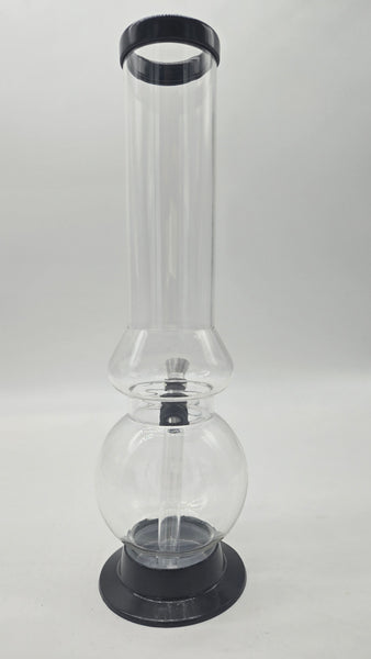 REPUBLIC ACRYLIC WATER PIPE - BUBBLE 12" x 2" w/ PULL BOWL
