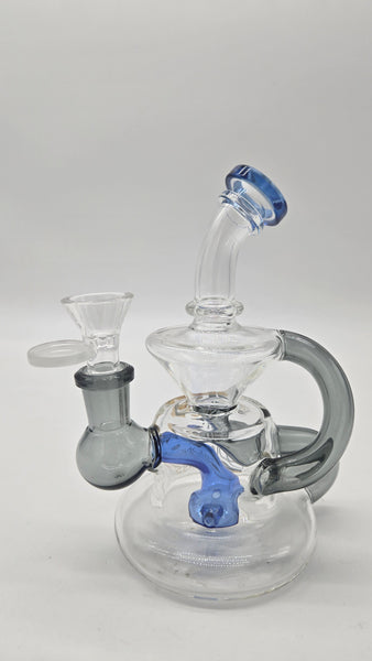 DIAMOND GLASS FITO RECYCLER - BLUE