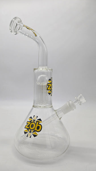Zob 17 inch Beaker Wubbler with 8 Arm Tree Perc