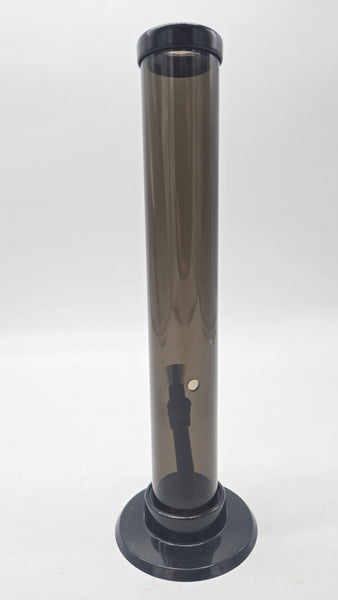 REPUBLIC ACRYLIC WATER PIPE - STRAIGHT 10" x 1.5" w/ FIXED BOWL