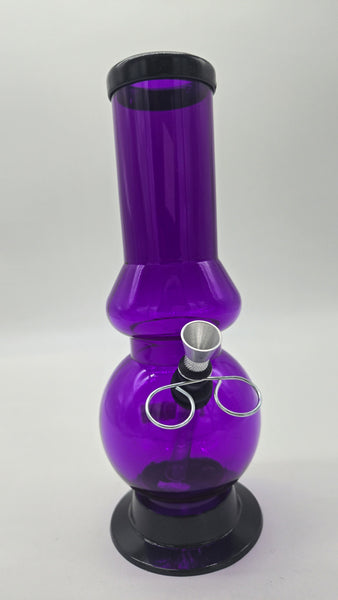 REPUBLIC ACRYLIC WATER PIPE - BUBBLE 10" x 2" w/ PULL BOWL