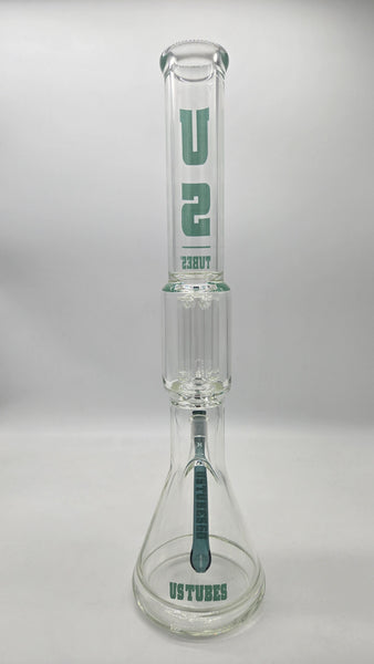US Tubes 19 Inch Beaker with 4 Arm Tree Perc