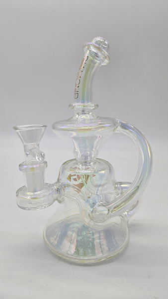 DIAMOND GLASS BOTTLES RECYCLER - OPALESCENT
