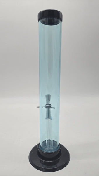 REPUBLIC ACRYLIC WATER PIPE - STRAIGHT 10" x 1.5" w/ PULL BOWL