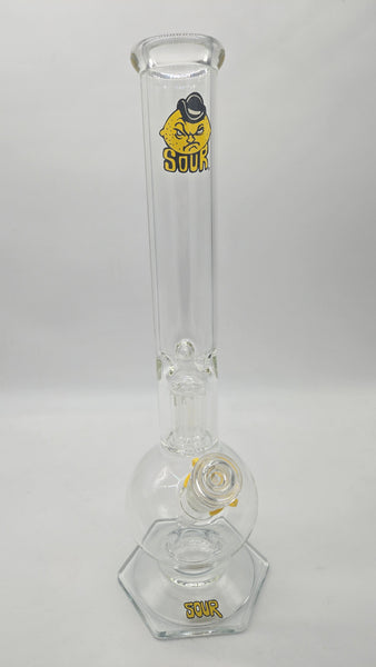 SOUR GLASS SINGLE TREE PERC BUBBLE 20"