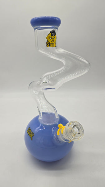 Sour Glass Skinny Twist - Blue/Clear