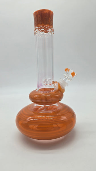 HVY GLASS MINI DOUBLE BUBBLE COILED 10"