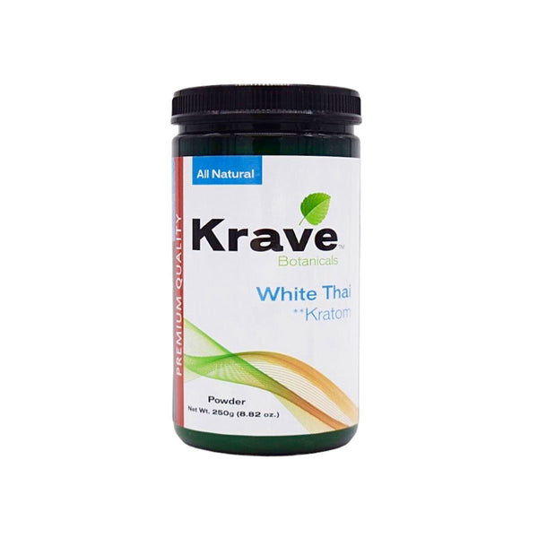 KRAVE BOTANICALS KRATOM POWDER - WHITE THAI