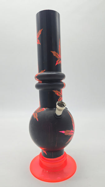 ACRYLIC WATER PIPE - BUBBLE 12" x 2" w/ DECAL