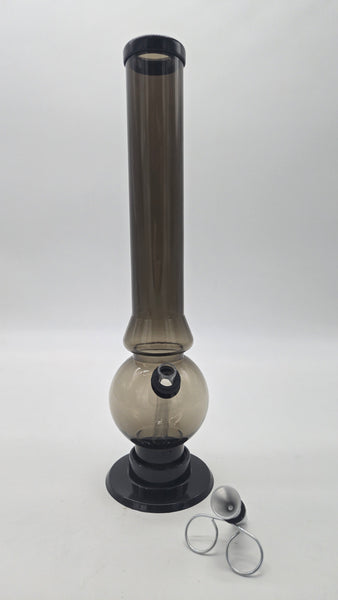 REPUBLIC ACRYLIC WATER PIPE - BUBBLE 12" x 1.5" w/ PULL BOWL