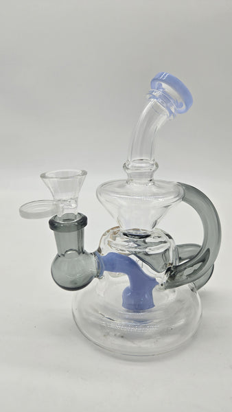 DIAMOND GLASS FITO RECYCLER - PERIWINKLE