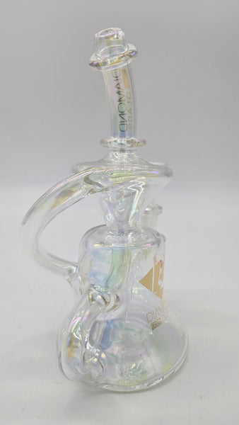 DIAMOND GLASS BOTTLES RECYCLER - OPALESCENT