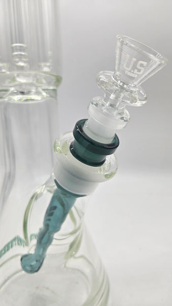 US Tubes 19 Inch Beaker with 4 Arm Tree Perc