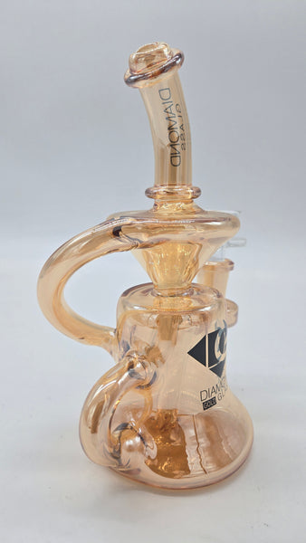 DIAMOND GLASS BOTTLES RECYCLER - GOLD