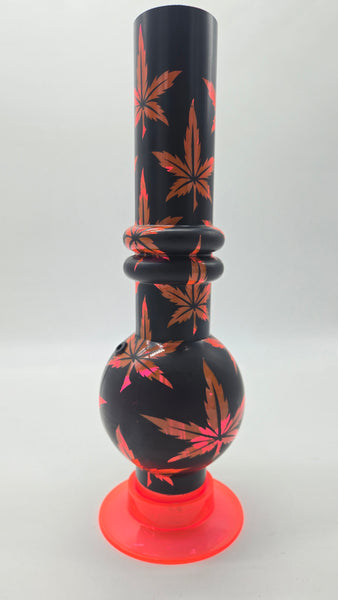 ACRYLIC WATER PIPE - BUBBLE 12" x 2" w/ DECAL