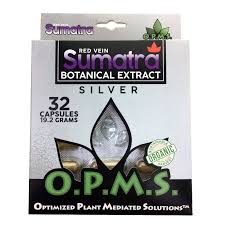O.P.M.S. Red Vein Sumatra Kratom Extract Capsules