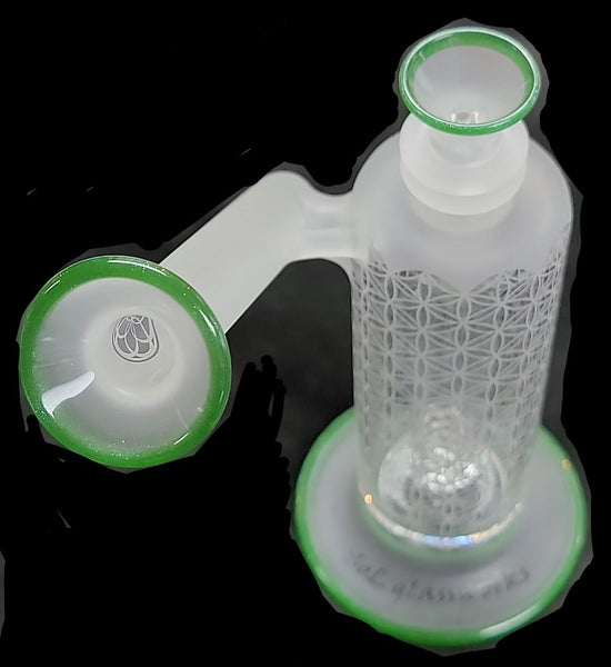 SOL GLASSWORKS SACRED G SIDECAR W/ LACE PERC