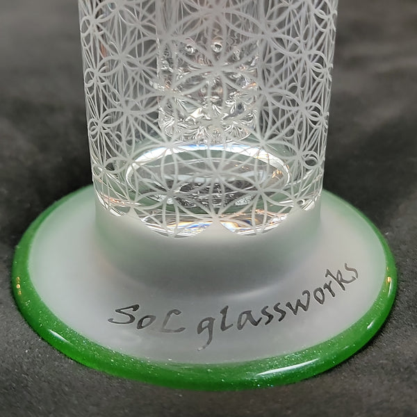 SOL GLASSWORKS SACRED G SIDECAR W/ LACE PERC