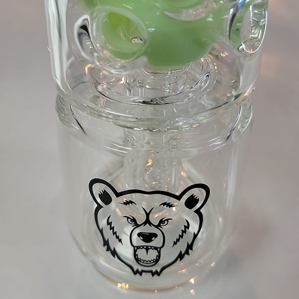 Green Bear Fab Egg Puffco Peak Glass - Green