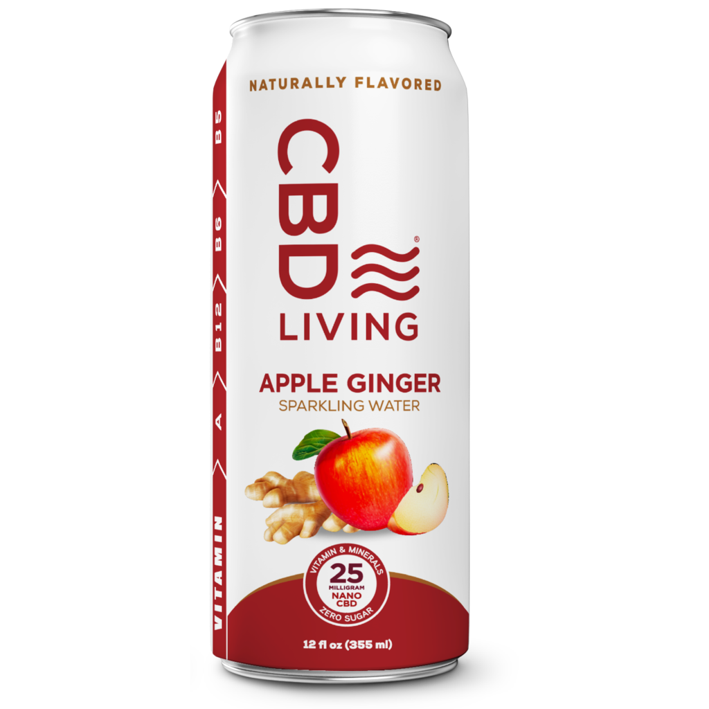 CBD Living Sparkling Water 25 mg